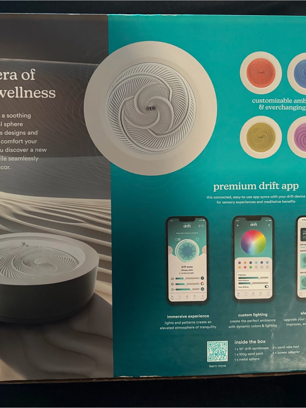 Homedics Drift Mindfulness Sand Garden - Cream - Picture 2 of 5